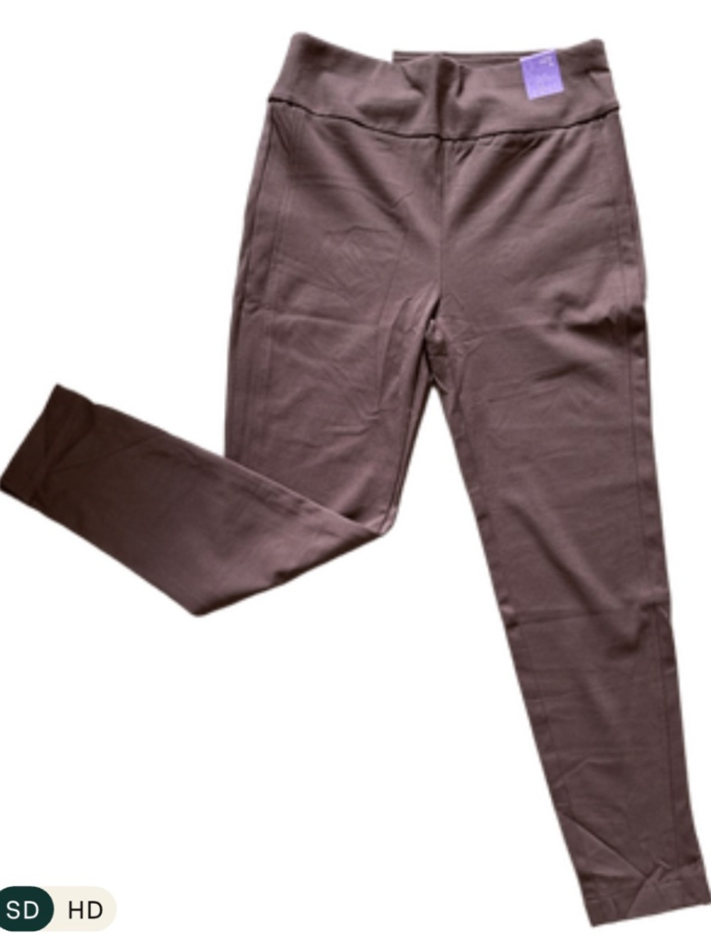 Dear Scarlett It’s Magic Skinny Pants Mocha Brown Size Medium NWT - Picture 3 of 4
